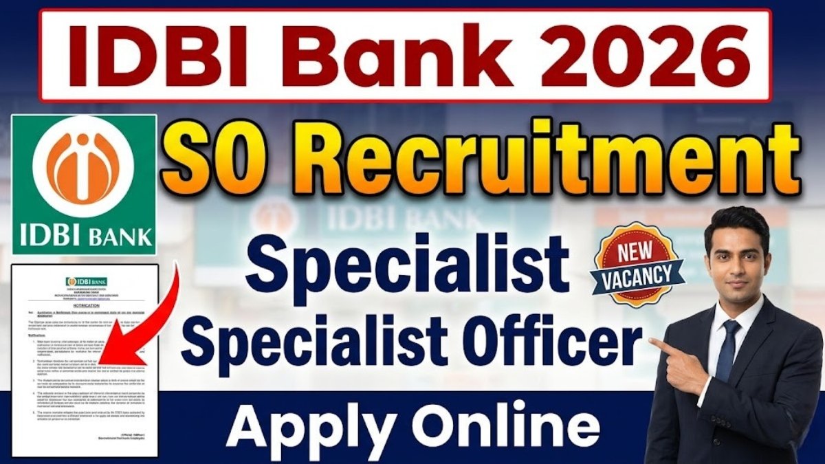 IDBI Bank SO Recruitment 2026