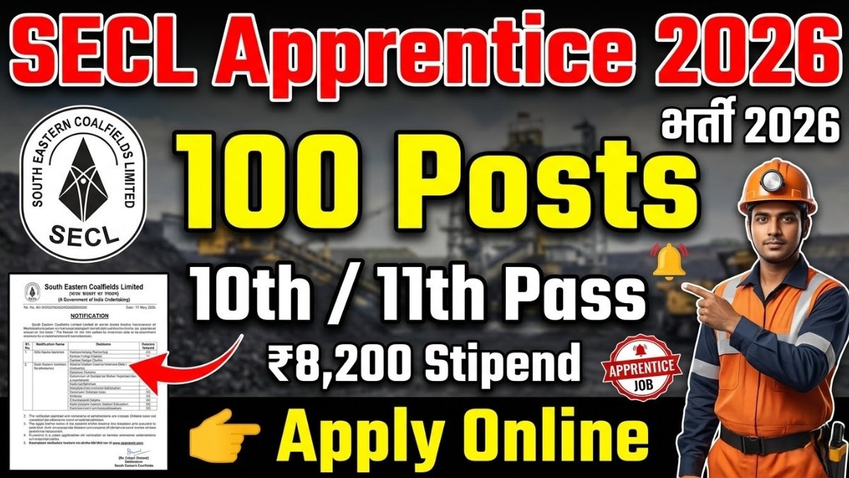 SECL Apprentice Recruitment 2026